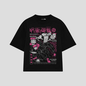 Playera streetwear premium de anime y gaming ExtraLife MX, corte oversized drop shoulder ligero y fresco en color Deep Black y Off-White, moda urbana mexicana de culto.