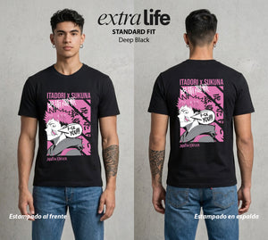 El Arte de las Maldiciones | La Maldicion Original #01864 - Playera Standard Fit | Deep Black - Foto en modelo