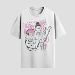 Playera urbana de anime y gaming ExtraLife MX, corte Classic Premium unisex ligero y transpirable en color Deep Black y Pure White, ropa de uso diario para gym y casual.