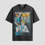 Playera urbana de anime y gaming ExtraLife MX, corte Classic Premium unisex ligero y transpirable en color Deep Black y Pure White, ropa de uso diario para gym y casual.