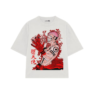Playera streetwear premium de anime y gaming ExtraLife MX, corte oversized drop shoulder ligero y fresco en color Deep Black y Off-White, moda urbana mexicana de culto.