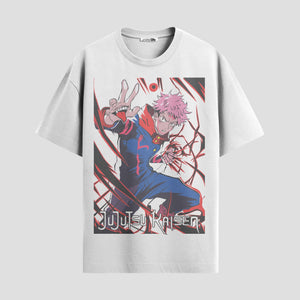 Playera urbana de anime y gaming ExtraLife MX, corte Classic Premium unisex ligero y transpirable en color Deep Black y Pure White, ropa de uso diario para gym y casual.