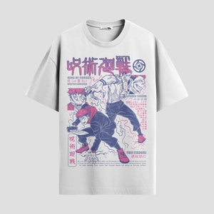 Playera urbana de anime y gaming ExtraLife MX, corte Classic Premium unisex ligero y transpirable en color Deep Black y Pure White, ropa de uso diario para gym y casual.