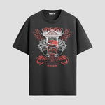 Playera urbana de anime y gaming ExtraLife MX, corte Classic Premium unisex ligero y transpirable en color Deep Black y Pure White, ropa de uso diario para gym y casual.