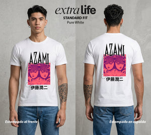 El Horror del Mangaka | El Horror Vegetal #01986 - Playera Standard Fit | Pure White - Foto en modelo