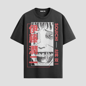 Playera urbana de anime y gaming ExtraLife MX, corte Classic Premium unisex ligero y transpirable en color Deep Black y Pure White, ropa de uso diario para gym y casual.