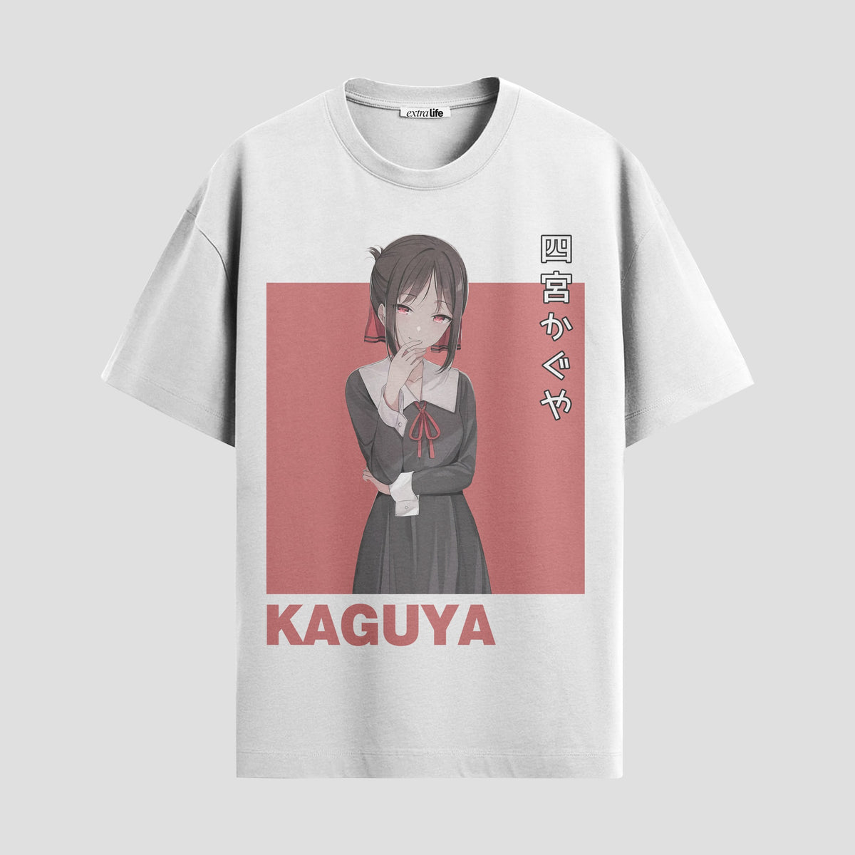 Playera urbana de anime y gaming ExtraLife MX, corte Classic Premium unisex ligero y transpirable en color Deep Black y Pure White, ropa de uso diario para gym y casual.