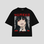 Playera streetwear premium de anime y gaming ExtraLife MX, corte oversized drop shoulder ligero y fresco en color Deep Black y Off-White, moda urbana mexicana de culto.