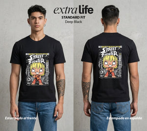 El Torneo Callejero | El Discipulo del Maestro #02063 - Playera Standard Fit | Deep Black - Foto en modelo