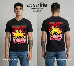 El Reino Rosa | La Nube del Bien #02096 - Playera Standard Fit | Deep Black - Foto en modelo