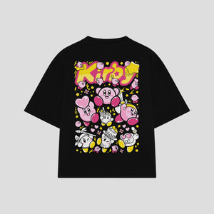 Playera streetwear premium de anime y gaming ExtraLife MX, corte oversized drop shoulder ligero y fresco en color Deep Black y Off-White, moda urbana mexicana de culto.