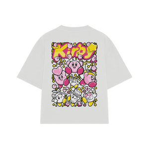Playera streetwear premium de anime y gaming ExtraLife MX, corte oversized drop shoulder ligero y fresco en color Deep Black y Off-White, moda urbana mexicana de culto.