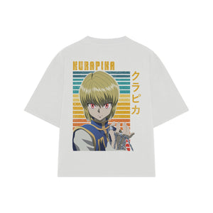 Playera streetwear premium de anime y gaming ExtraLife MX, corte oversized drop shoulder ligero y fresco en color Deep Black y Off-White, moda urbana mexicana de culto.