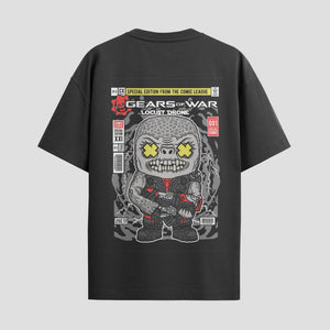 Playera urbana de anime y gaming ExtraLife MX, corte Classic Premium unisex ligero y transpirable en color Deep Black y Pure White, ropa de uso diario para gym y casual.