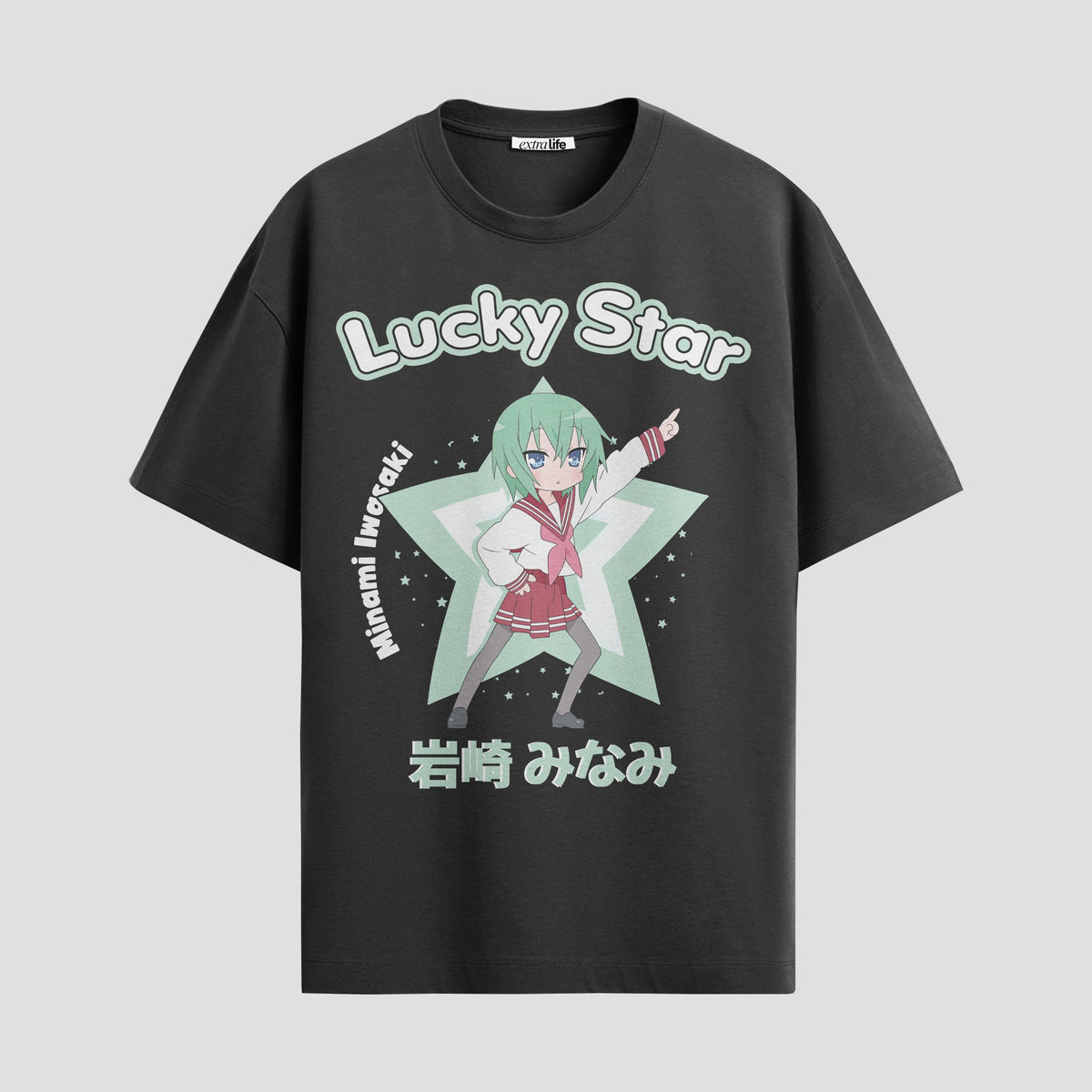 Playera urbana de anime y gaming ExtraLife MX, corte Classic Premium unisex ligero y transpirable en color Deep Black y Pure White, ropa de uso diario para gym y casual.