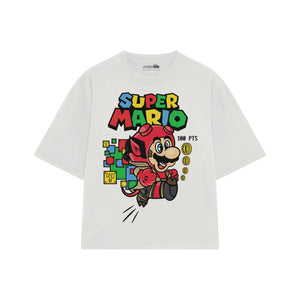 Playera streetwear premium de anime y gaming ExtraLife MX, corte oversized drop shoulder ligero y fresco en color Deep Black y Off-White, moda urbana mexicana de culto.