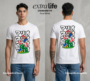El Reino del Fontanero | El Explorador del Reino #02205 - Playera Standard Fit | Pure White - Foto en modelo