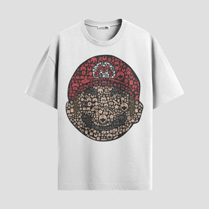 Playera urbana de anime y gaming ExtraLife MX, corte Classic Premium unisex ligero y transpirable en color Deep Black y Pure White, ropa de uso diario para gym y casual.