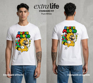 El Reino del Fontanero | El Campeon del Hongo #02241 - Playera Standard Fit | Pure White - Foto en modelo
