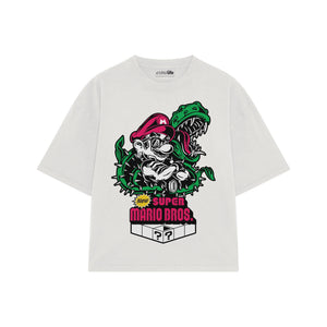Playera streetwear premium de anime y gaming ExtraLife MX, corte oversized drop shoulder ligero y fresco en color Deep Black y Off-White, moda urbana mexicana de culto.