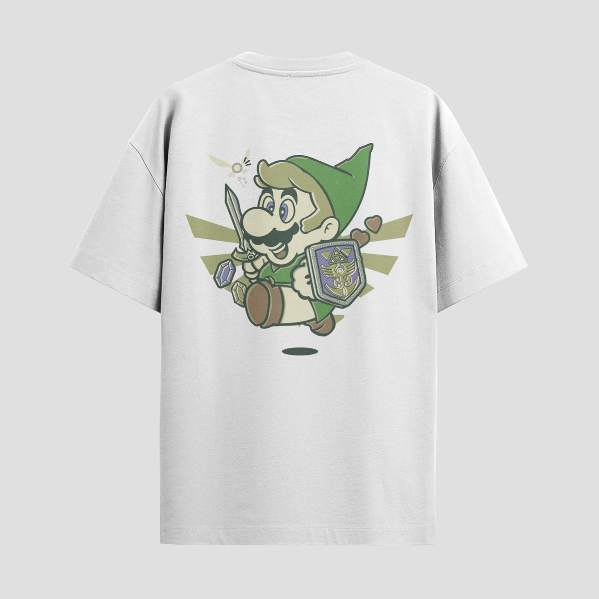 Playera urbana de anime y gaming ExtraLife MX, corte Classic Premium unisex ligero y transpirable en color Deep Black y Pure White, ropa de uso diario para gym y casual.