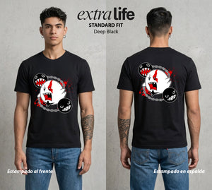 El Reino del Fontanero | El Fontanero Estelar #02278 - Playera Standard Fit | Deep Black - Foto en modelo