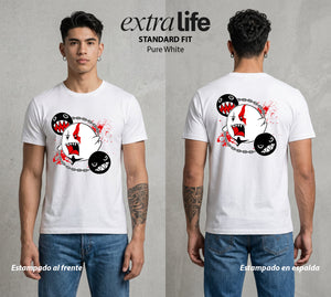 El Reino del Fontanero | El Fontanero Estelar #02278 - Playera Classic Premium | Pure White - Foto en modelo