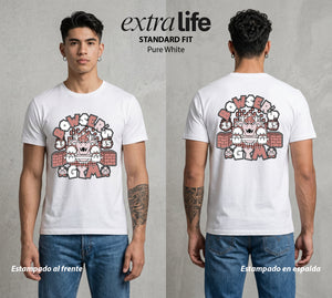 El Reino del Fontanero | El Fontanero Estelar en el Gym #02283 - Playera Standard Fit | Pure White - Foto en modelo