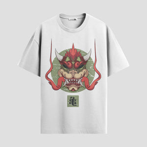Playera urbana de anime y gaming ExtraLife MX, corte Classic Premium unisex ligero y transpirable en color Deep Black y Pure White, ropa de uso diario para gym y casual.