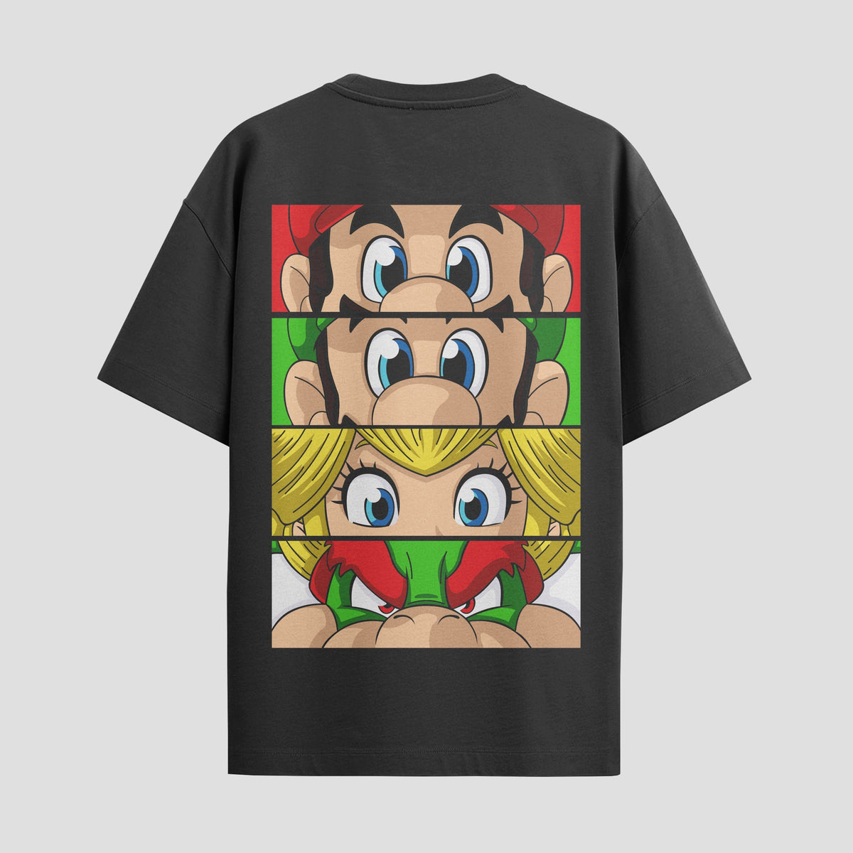 Playera urbana de anime y gaming ExtraLife MX, corte Classic Premium unisex ligero y transpirable en color Deep Black y Pure White, ropa de uso diario para gym y casual.