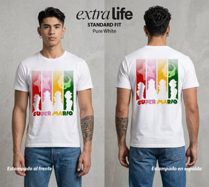 El Reino del Fontanero | El Saltador del Reino #02295 - Playera Standard Fit | Pure White - Foto en modelo