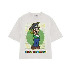 Playera streetwear premium de anime y gaming ExtraLife MX, corte oversized drop shoulder ligero y fresco en color Deep Black y Off-White, moda urbana mexicana de culto.