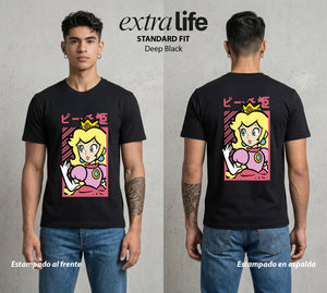 El Reino del Fontanero | El Fontanero del Bien #02315 - Playera Standard Fit | Deep Black - Foto en modelo