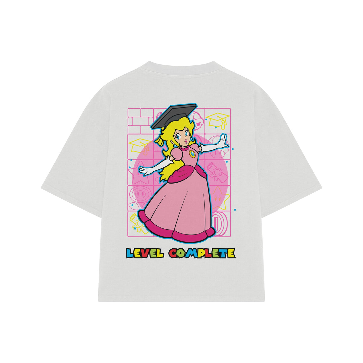 Playera streetwear premium de anime y gaming ExtraLife MX, corte oversized drop shoulder ligero y fresco en color Deep Black y Off-White, moda urbana mexicana de culto.