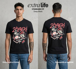 El Reino del Fontanero | El Fontanero Estelar #02330 - Playera Standard Fit | Deep Black - Foto en modelo