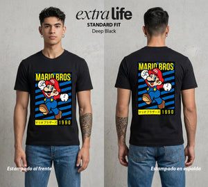 El Reino del Fontanero | El Explorador del Reino #02337 - Playera Standard Fit | Deep Black - Foto en modelo