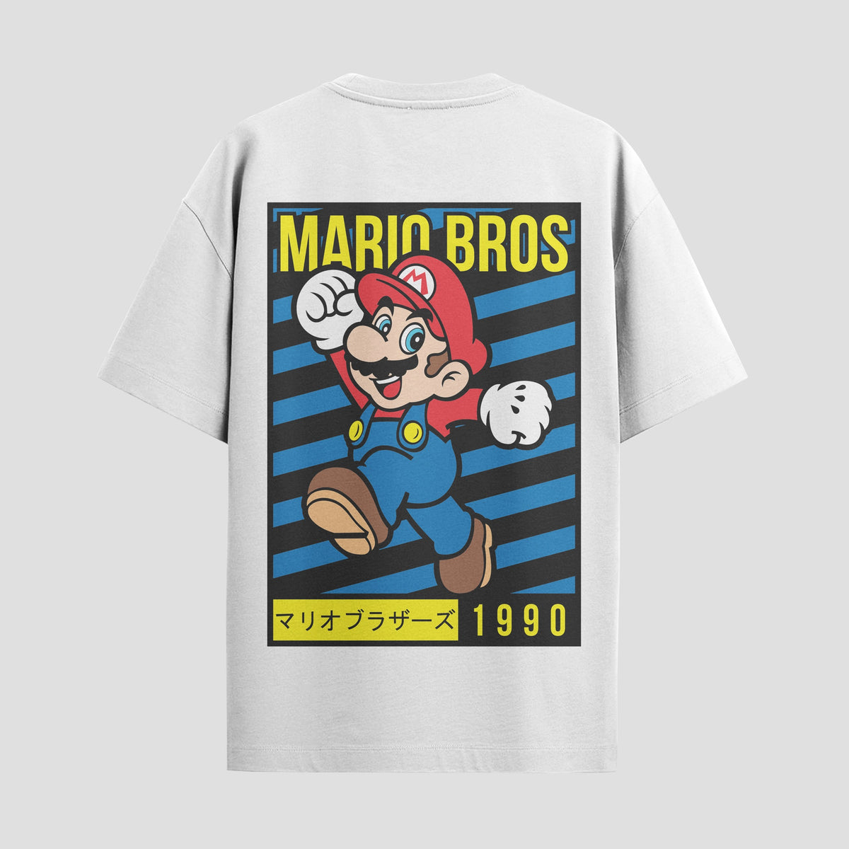 Playera urbana de anime y gaming ExtraLife MX, corte Classic Premium unisex ligero y transpirable en color Deep Black y Pure White, ropa de uso diario para gym y casual.