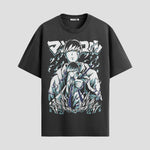 Playera urbana de anime y gaming ExtraLife MX, corte Classic Premium unisex ligero y transpirable en color Deep Black y Pure White, ropa de uso diario para gym y casual.