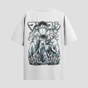 Playera urbana de anime y gaming ExtraLife MX, corte Classic Premium unisex ligero y transpirable en color Deep Black y Pure White, ropa de uso diario para gym y casual.