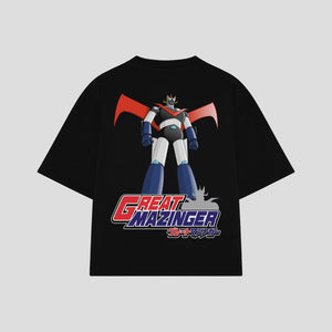 Playera streetwear premium de anime y gaming ExtraLife MX, corte oversized drop shoulder ligero y fresco en color Deep Black y Off-White, moda urbana mexicana de culto.