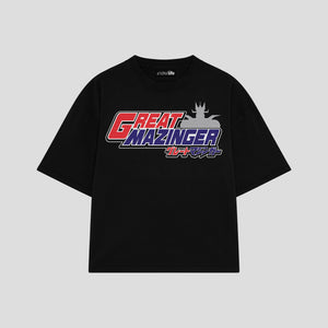 Playera streetwear premium de anime y gaming ExtraLife MX, corte oversized drop shoulder ligero y fresco en color Deep Black y Off-White, moda urbana mexicana de culto.