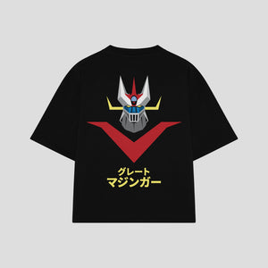 Playera streetwear premium de anime y gaming ExtraLife MX, corte oversized drop shoulder ligero y fresco en color Deep Black y Off-White, moda urbana mexicana de culto.