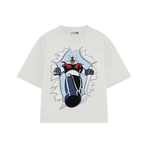 Playera streetwear premium de anime y gaming ExtraLife MX, corte oversized drop shoulder ligero y fresco en color Deep Black y Off-White, moda urbana mexicana de culto.
