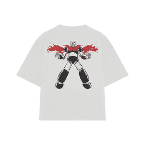 Playera streetwear premium de anime y gaming ExtraLife MX, corte oversized drop shoulder ligero y fresco en color Deep Black y Off-White, moda urbana mexicana de culto.