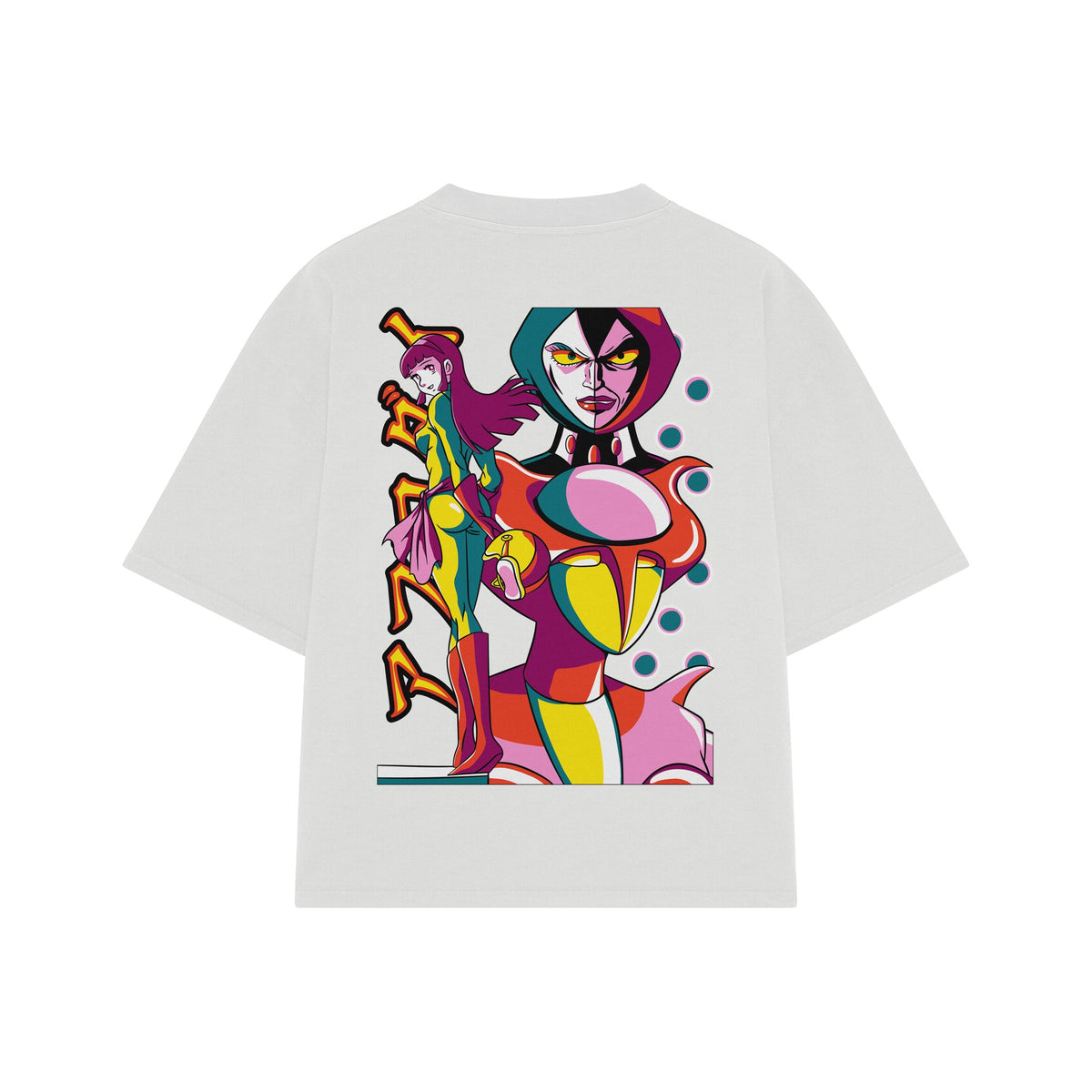 Playera streetwear premium de anime y gaming ExtraLife MX, corte oversized drop shoulder ligero y fresco en color Deep Black y Off-White, moda urbana mexicana de culto.