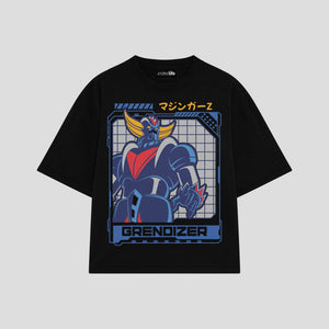 Playera streetwear premium de anime y gaming ExtraLife MX, corte oversized drop shoulder ligero y fresco en color Deep Black y Off-White, moda urbana mexicana de culto.