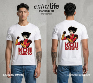 El Coloso de Acero | El Espía de la Serpiente #02371 - Playera Standard Fit | Pure White - Foto en modelo
