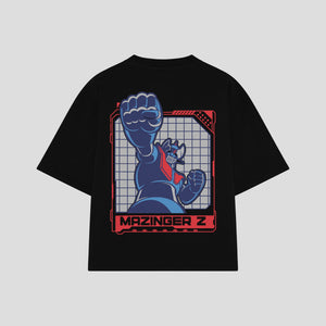 Playera streetwear premium de anime y gaming ExtraLife MX, corte oversized drop shoulder ligero y fresco en color Deep Black y Off-White, moda urbana mexicana de culto.