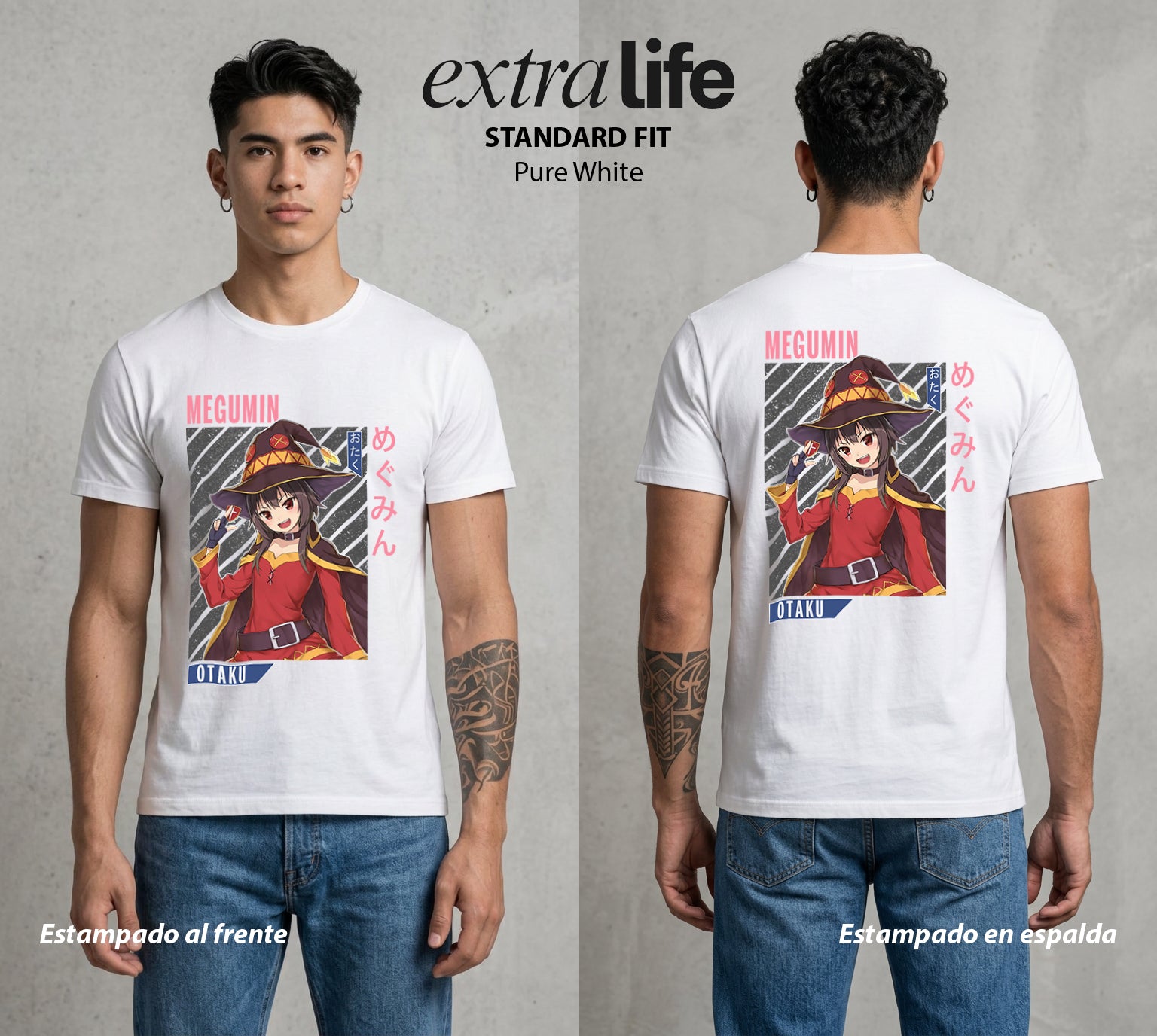 La Otra Vida del Heroe | La Maga del Boom #02434 - Playera Standard Fit | Pure White - Foto en modelo