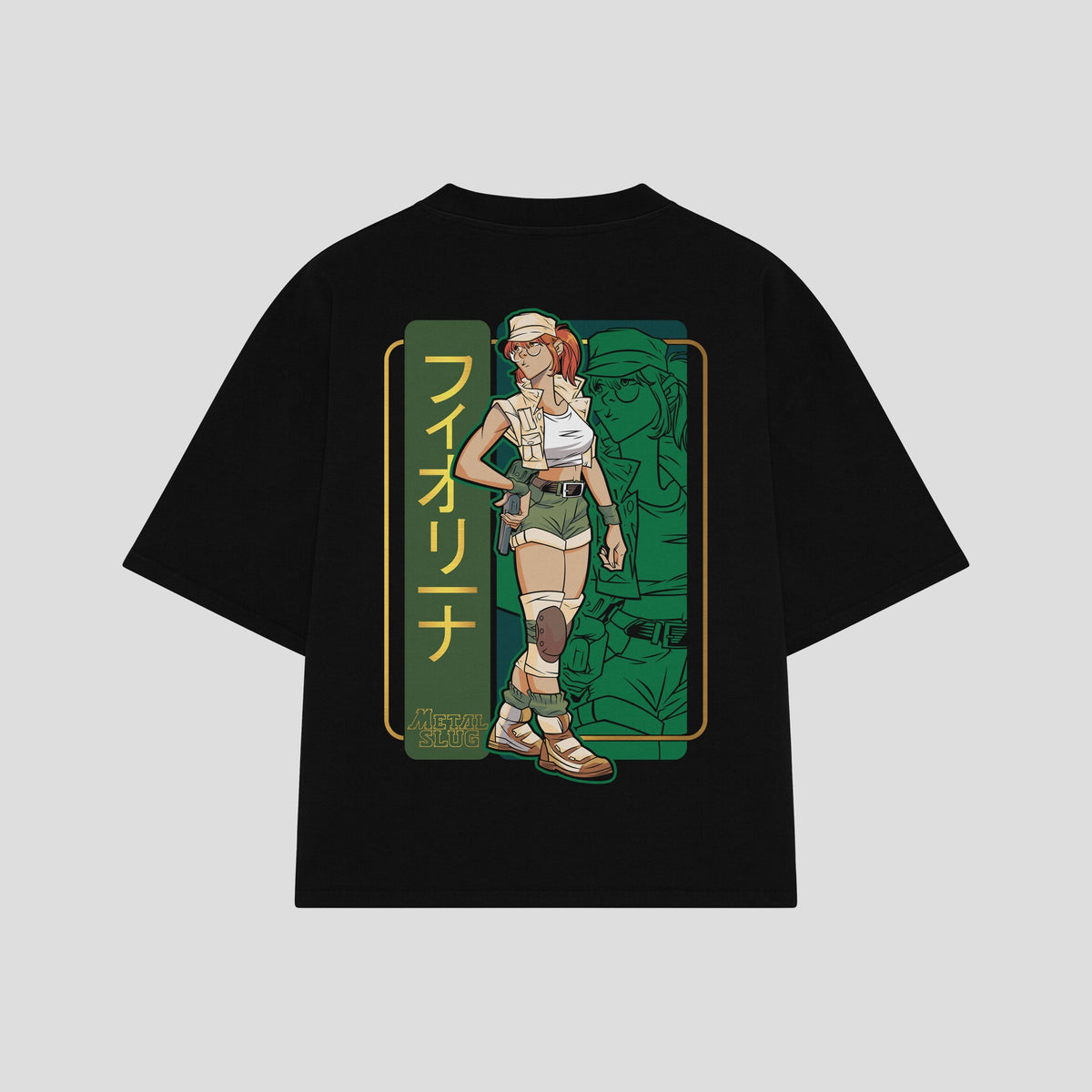 Playera streetwear premium de anime y gaming ExtraLife MX, corte oversized drop shoulder ligero y fresco en color Deep Black y Off-White, moda urbana mexicana de culto.